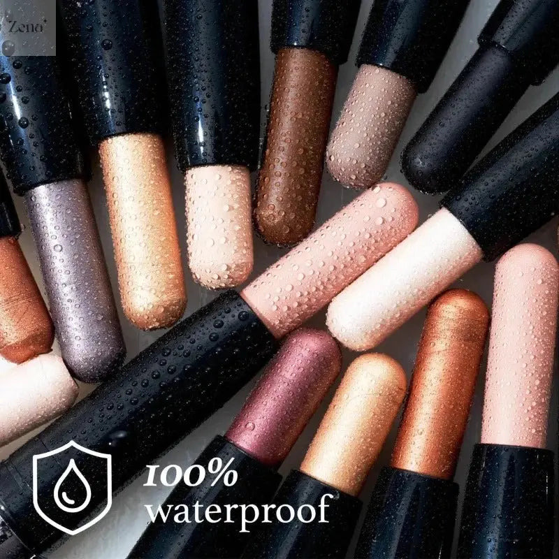 Glimmer & Glow: 5-Piece Glitter Cream Eyeshadow Stick Set